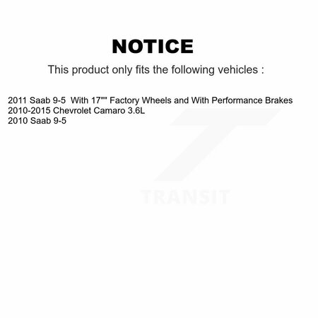 Cmx Front Left Disc Brake Caliper For Chevrolet Camaro Saab 9-5 SLC-18B5275